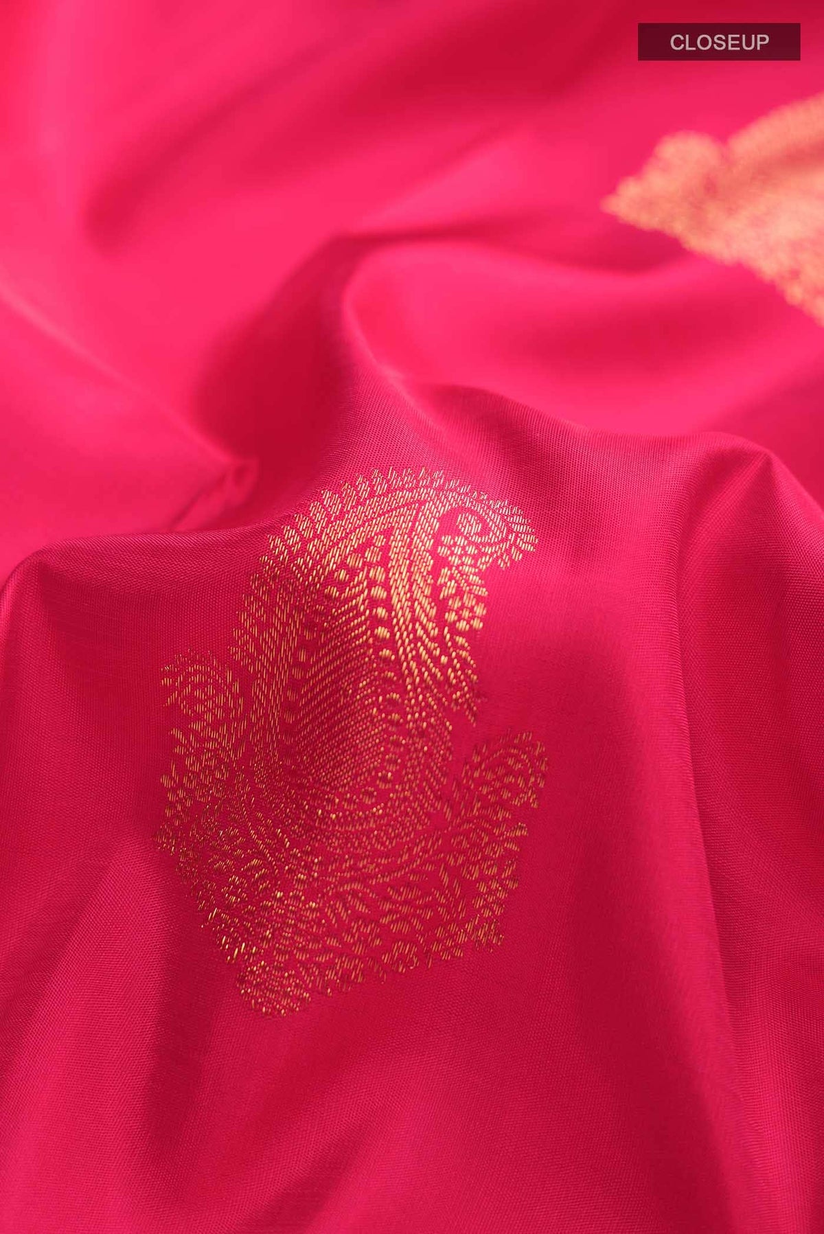 Pink Kanchipuram Silk Saree