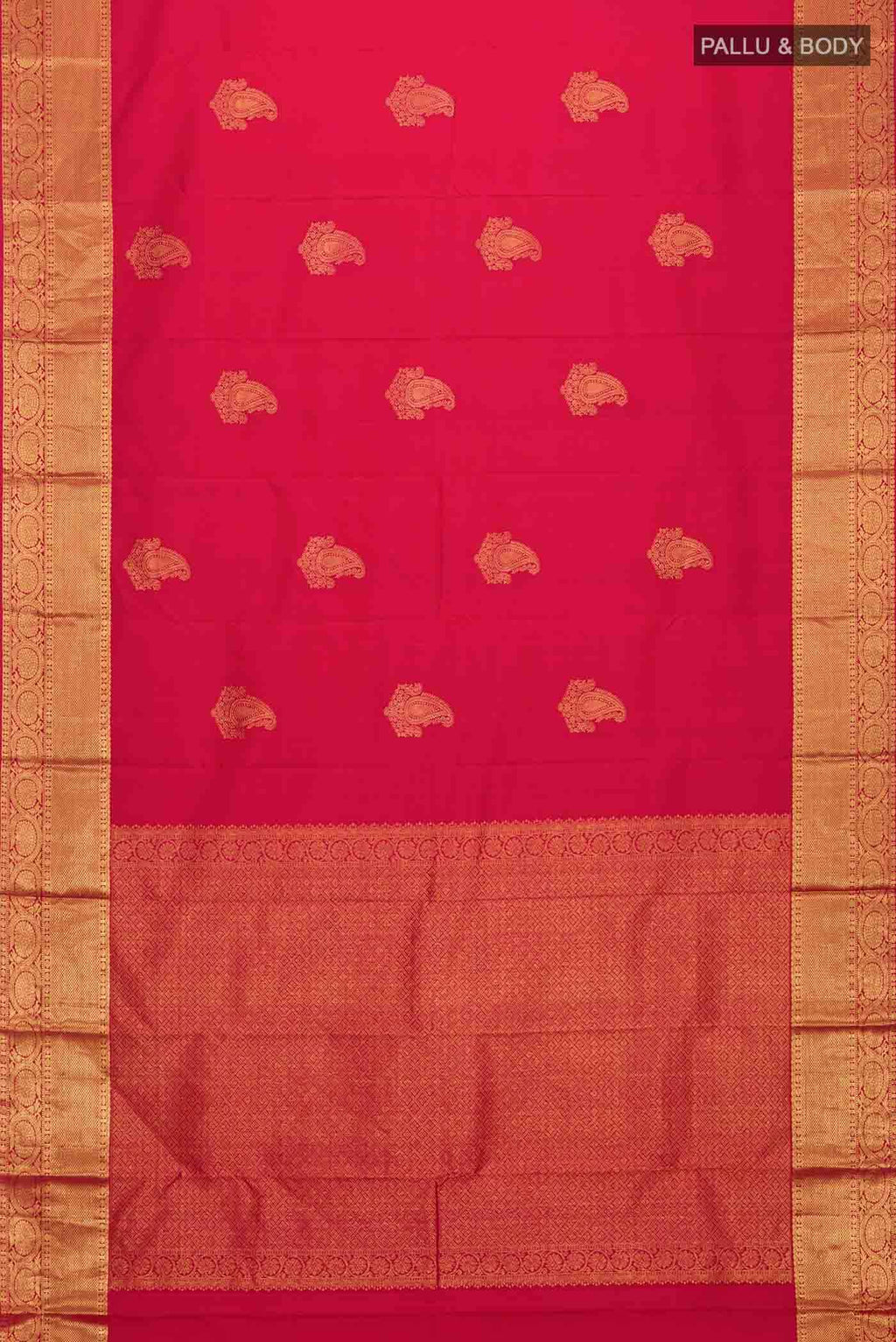 Pink Kanchipuram Silk Saree