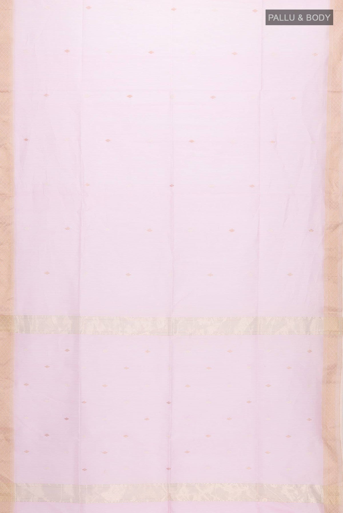 Rose pink Maheshwari Silk Cotton Saree