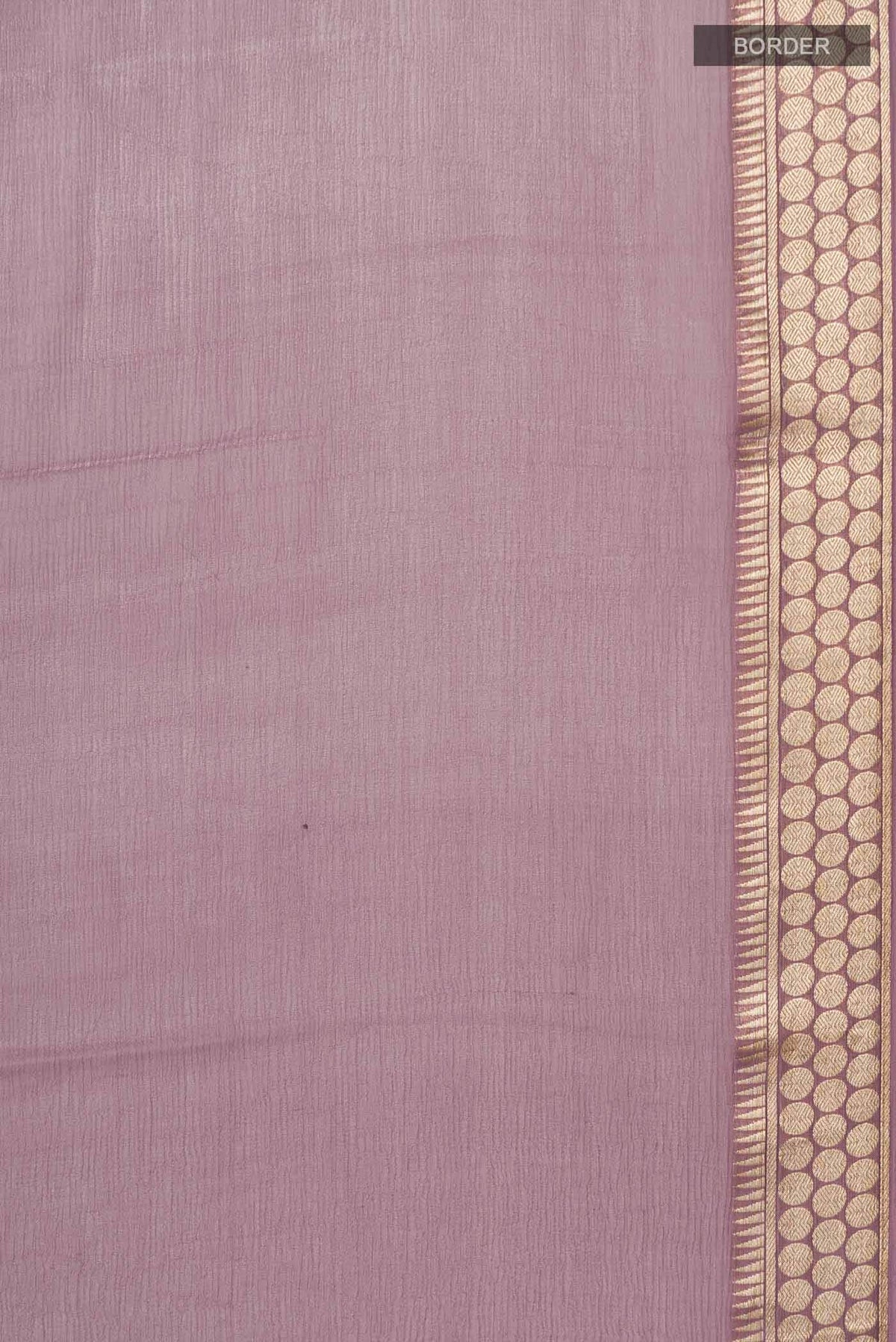 Mauve Mysore Chiffon Saree