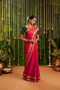 Madhuvam-Red Kanchipuram Silk Saree