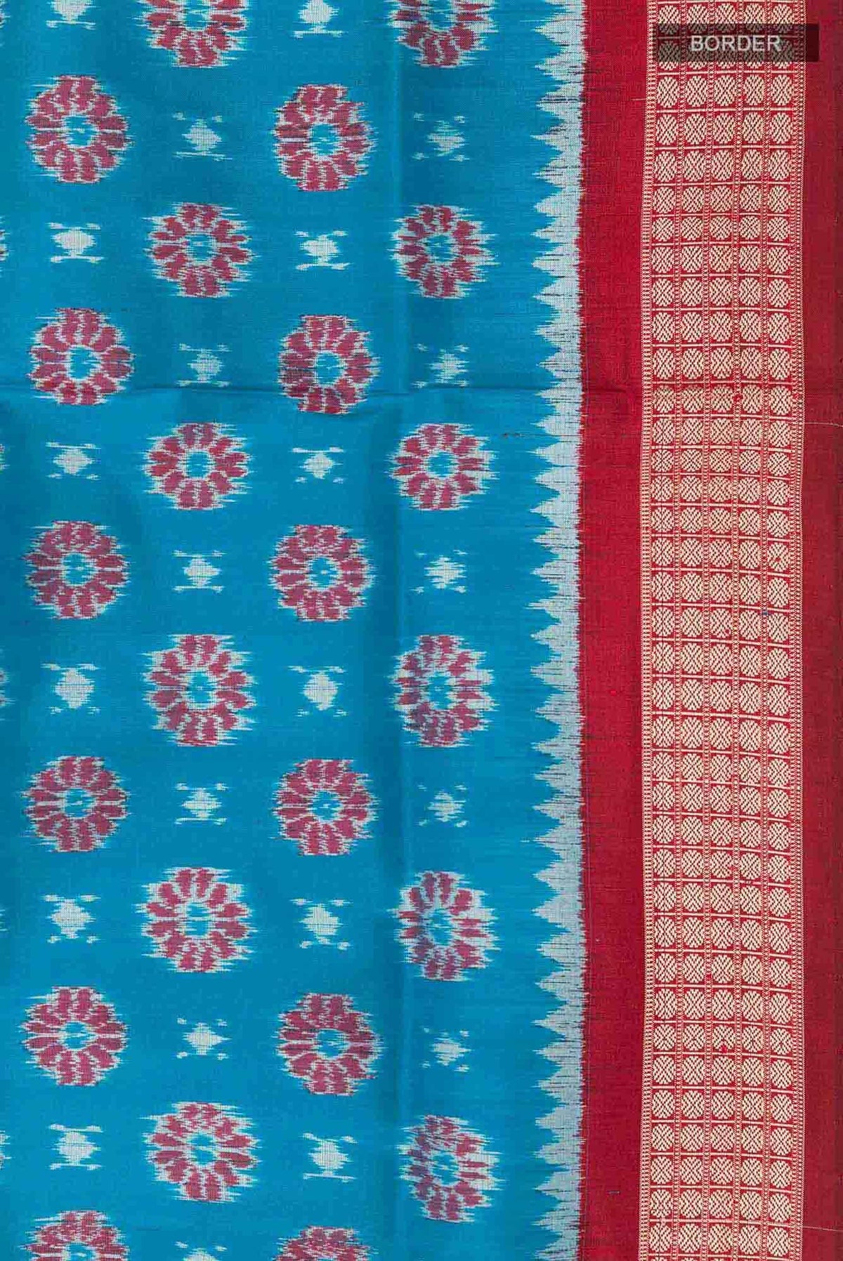 Blue Orissa Silk Saree