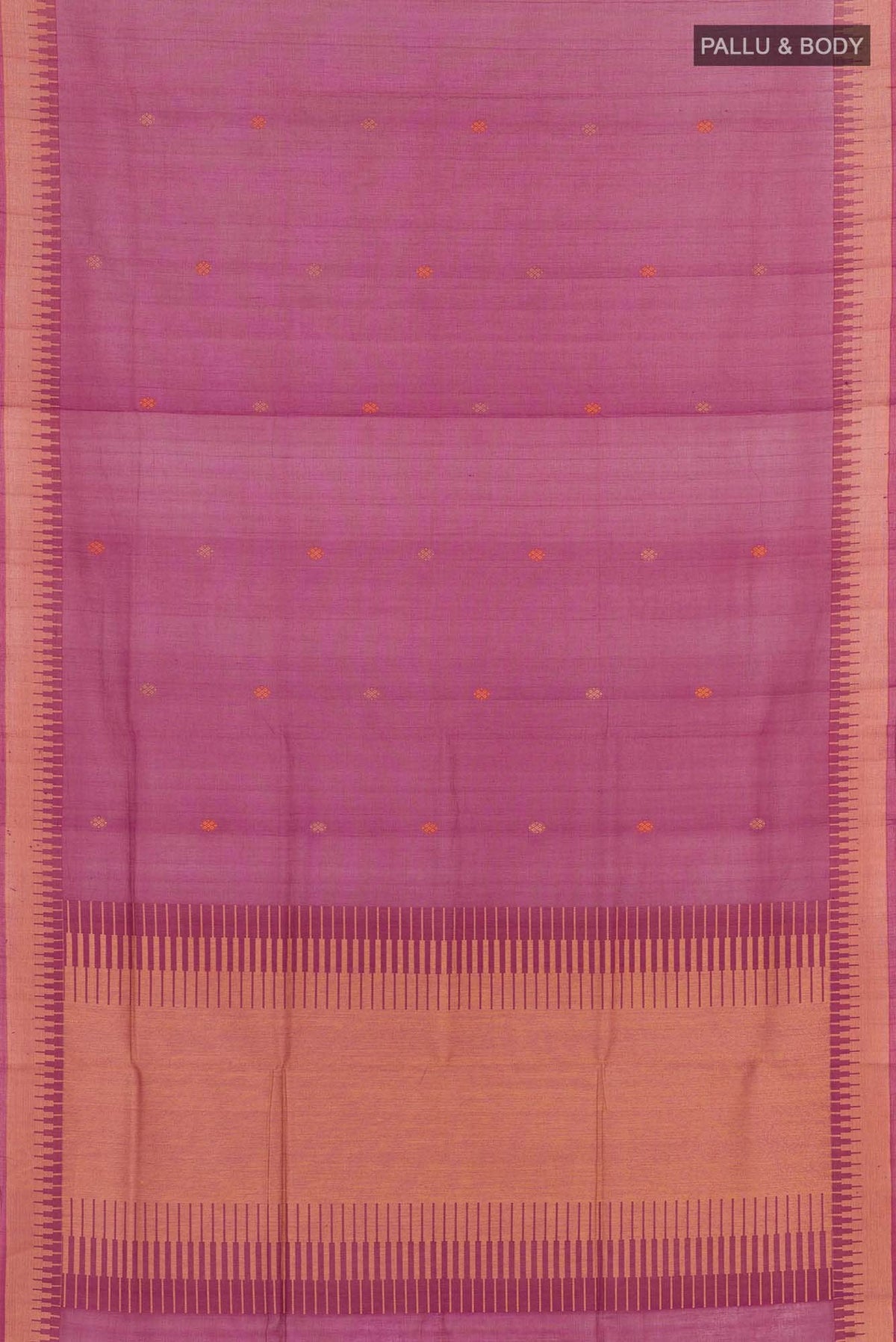 Purple Coimbatore Cotton Saree