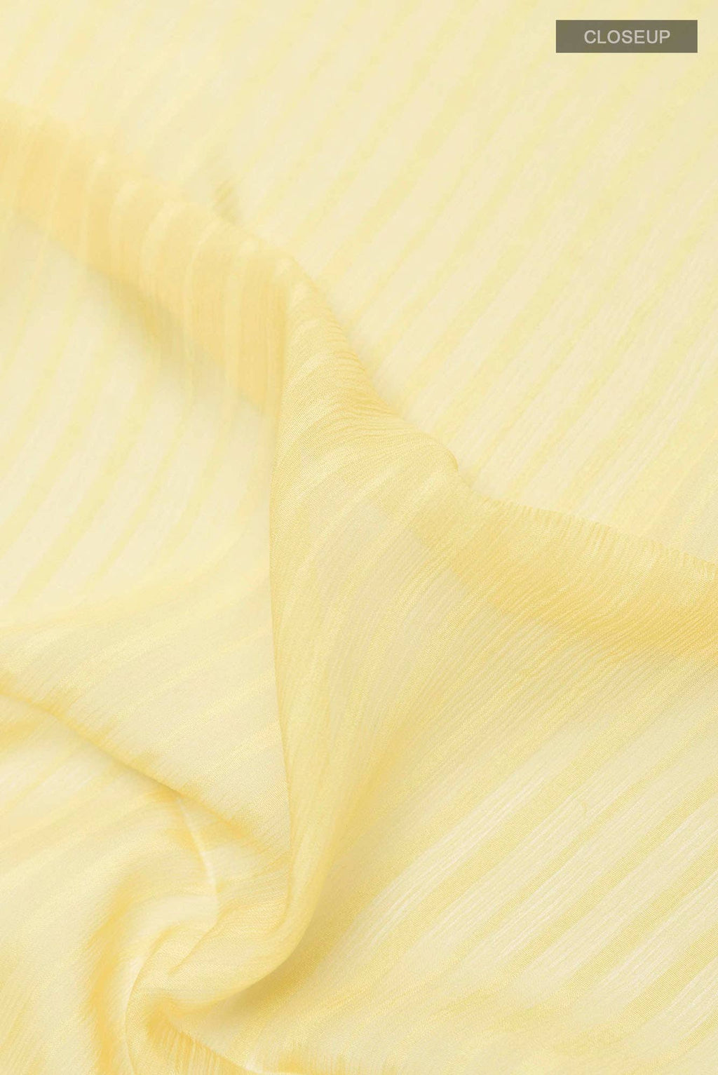 Yellow Chiffon Saree