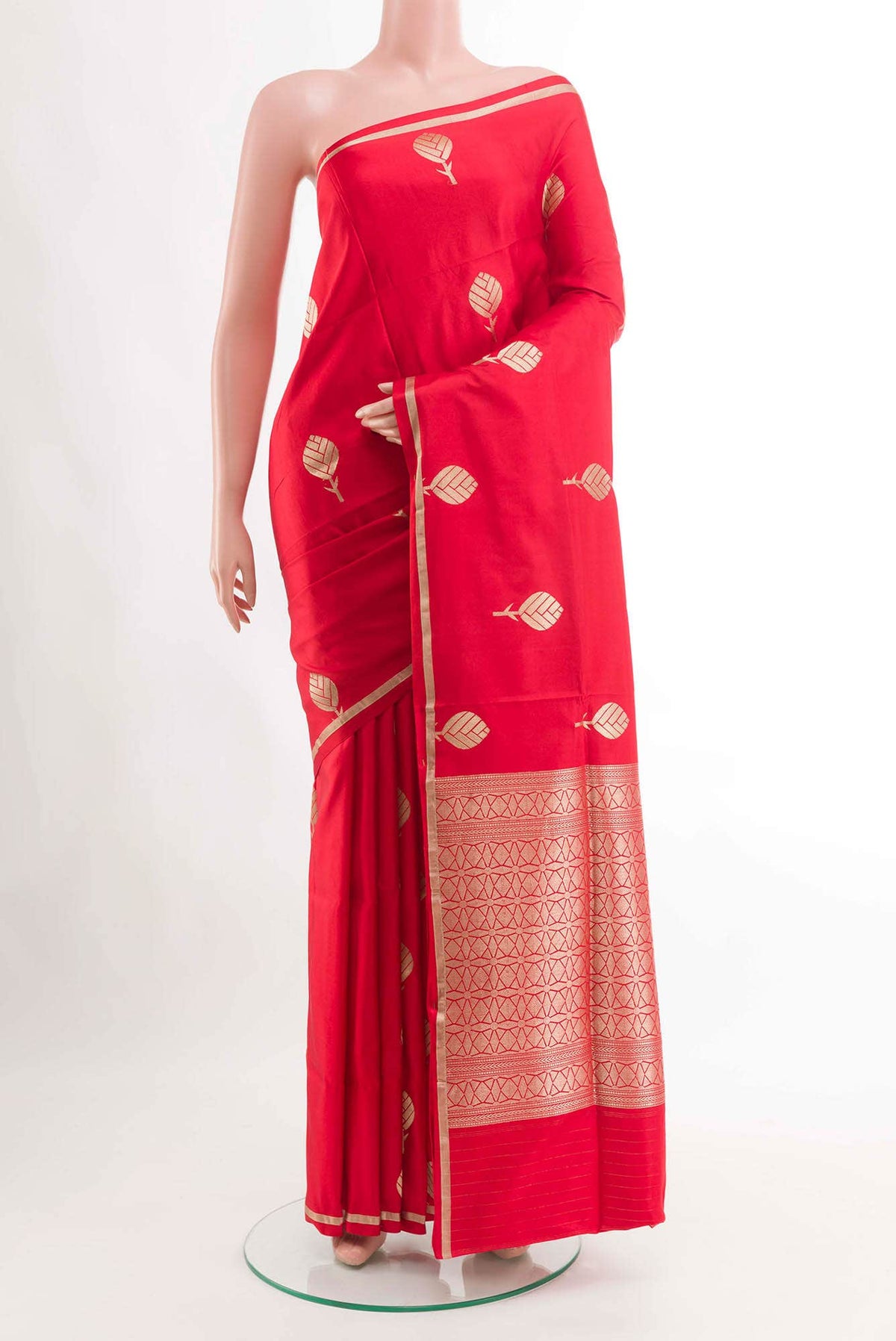 Red Banarasi Silk Saree