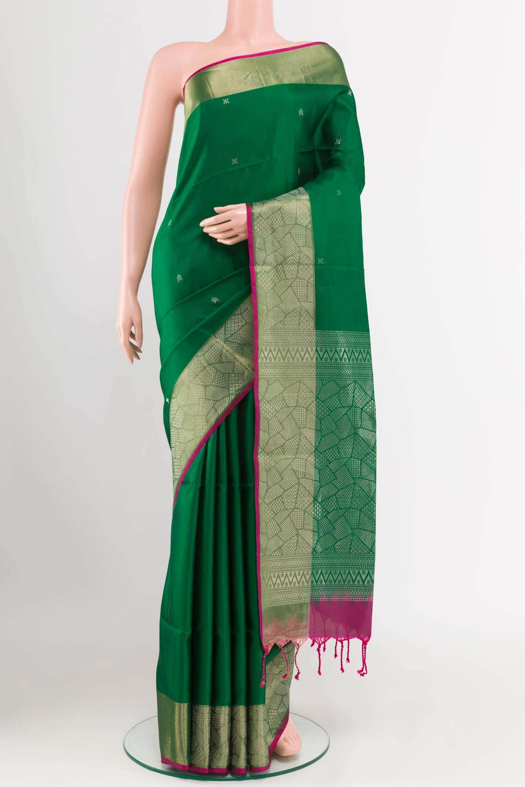 Green Soft Silk Saree