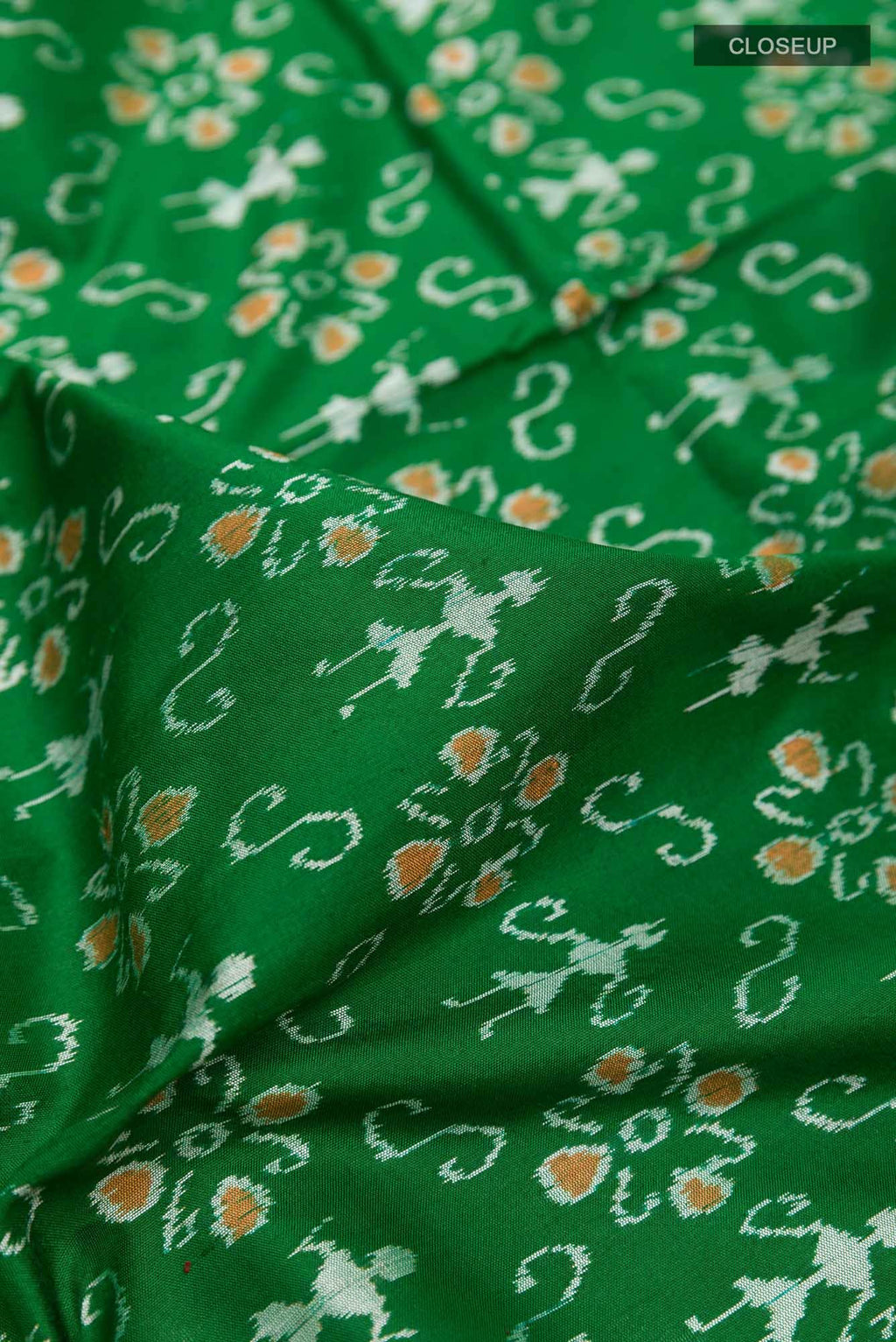 Green Orissa Silk Saree