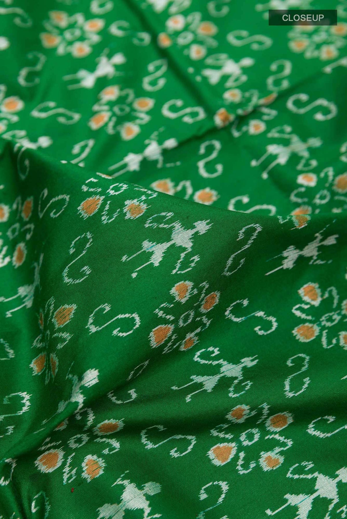 Green Orissa Silk Saree