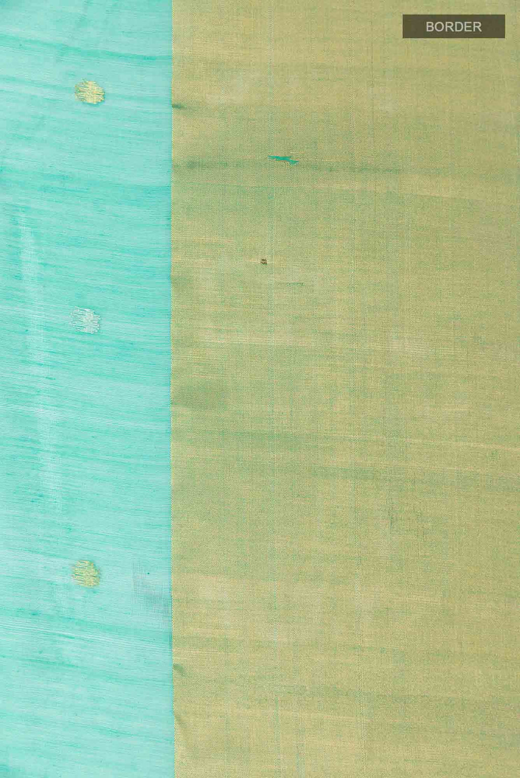 Sea Green Chanderi Silk Cotton Saree
