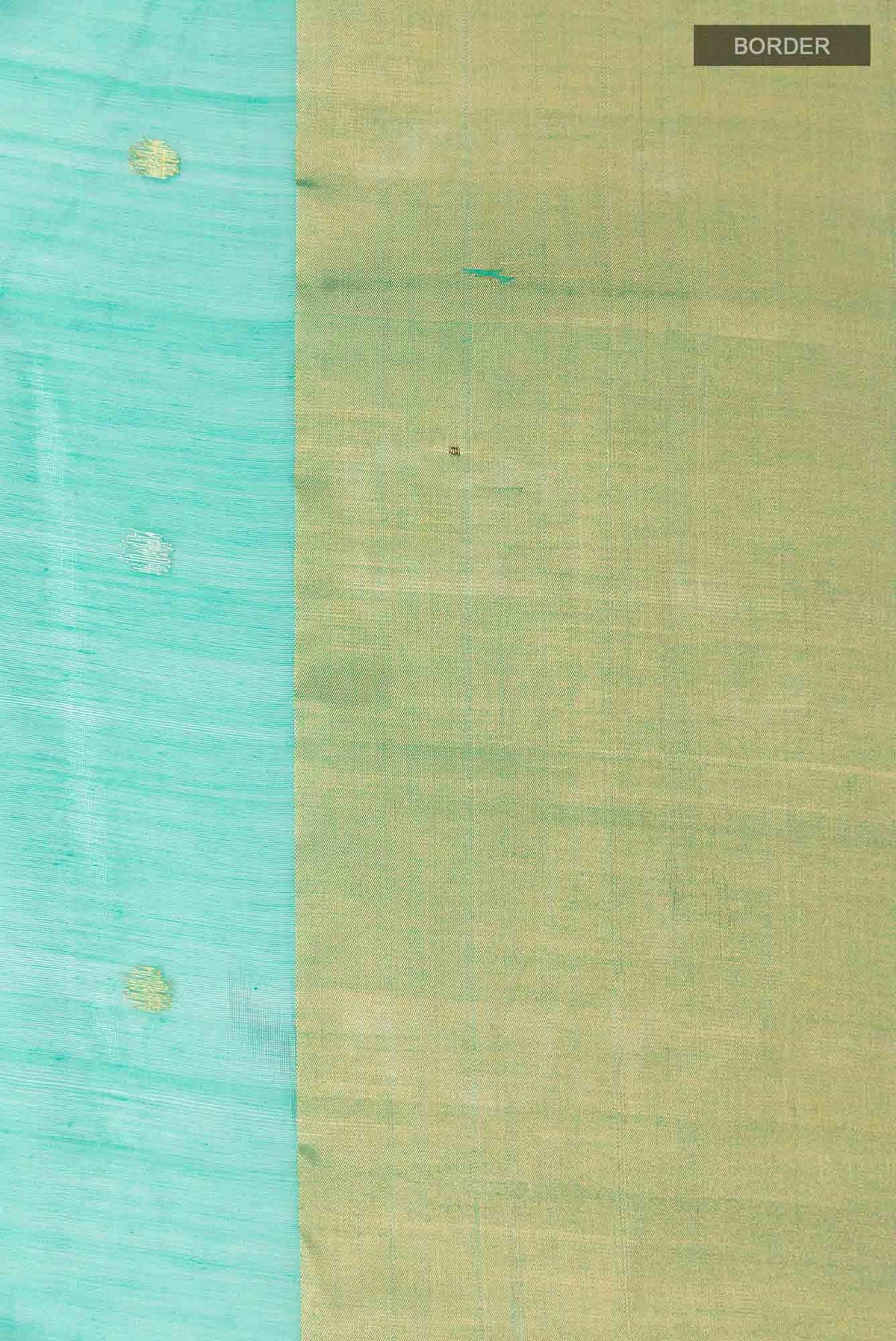 Sea Green Chanderi Silk Cotton Saree