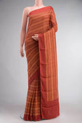 Rust Mysore Georgette Saree