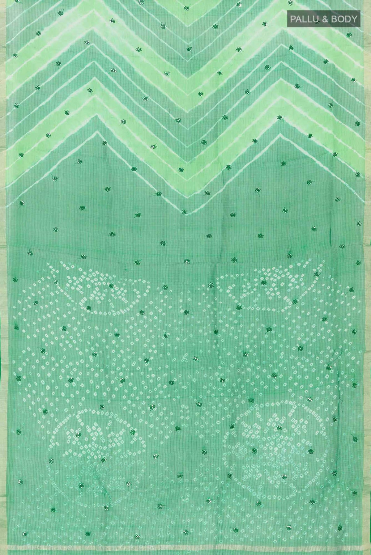 Green Kota Silk Saree