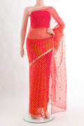 Red Kota Silk Saree