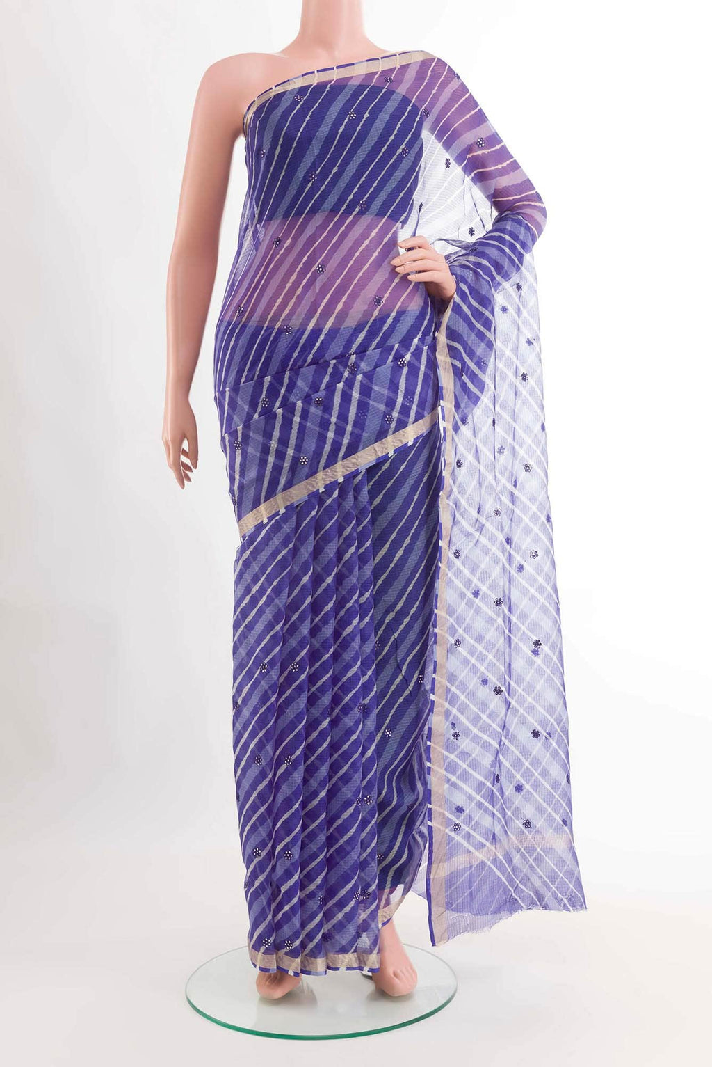 Blue Kota Silk Saree