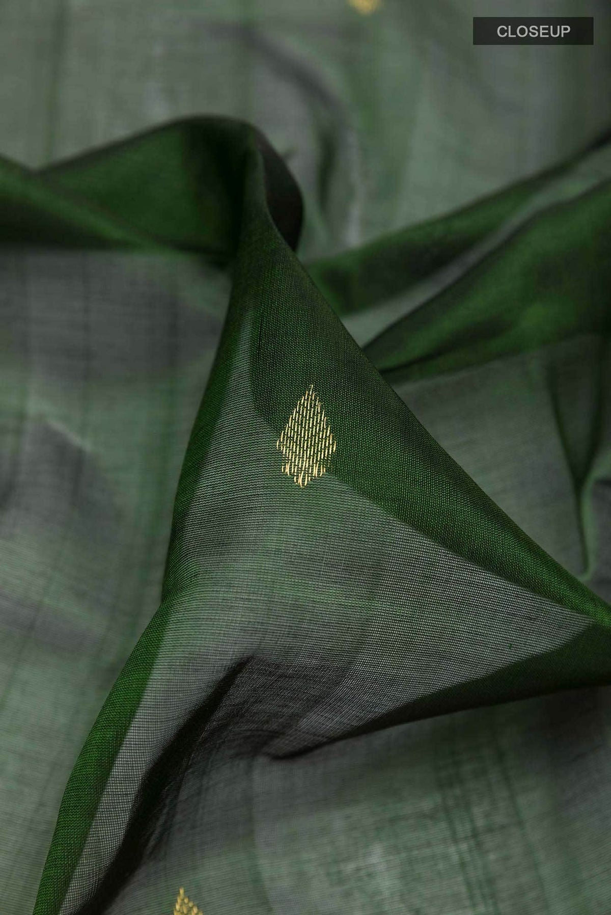 Green Silk Cotton Saree