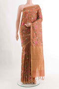 Brown Tussar Saree