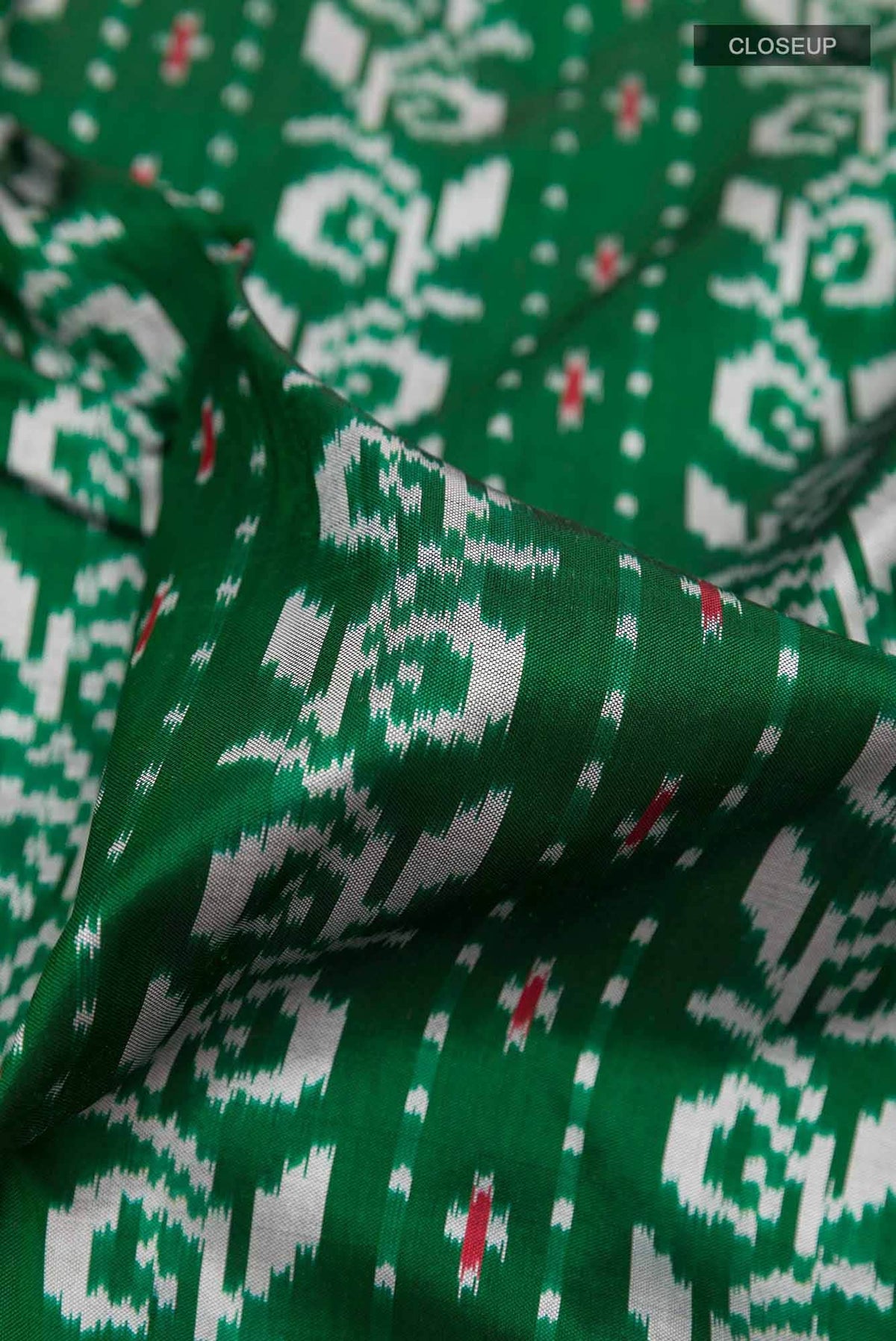 Green Pochampally Silk Saree