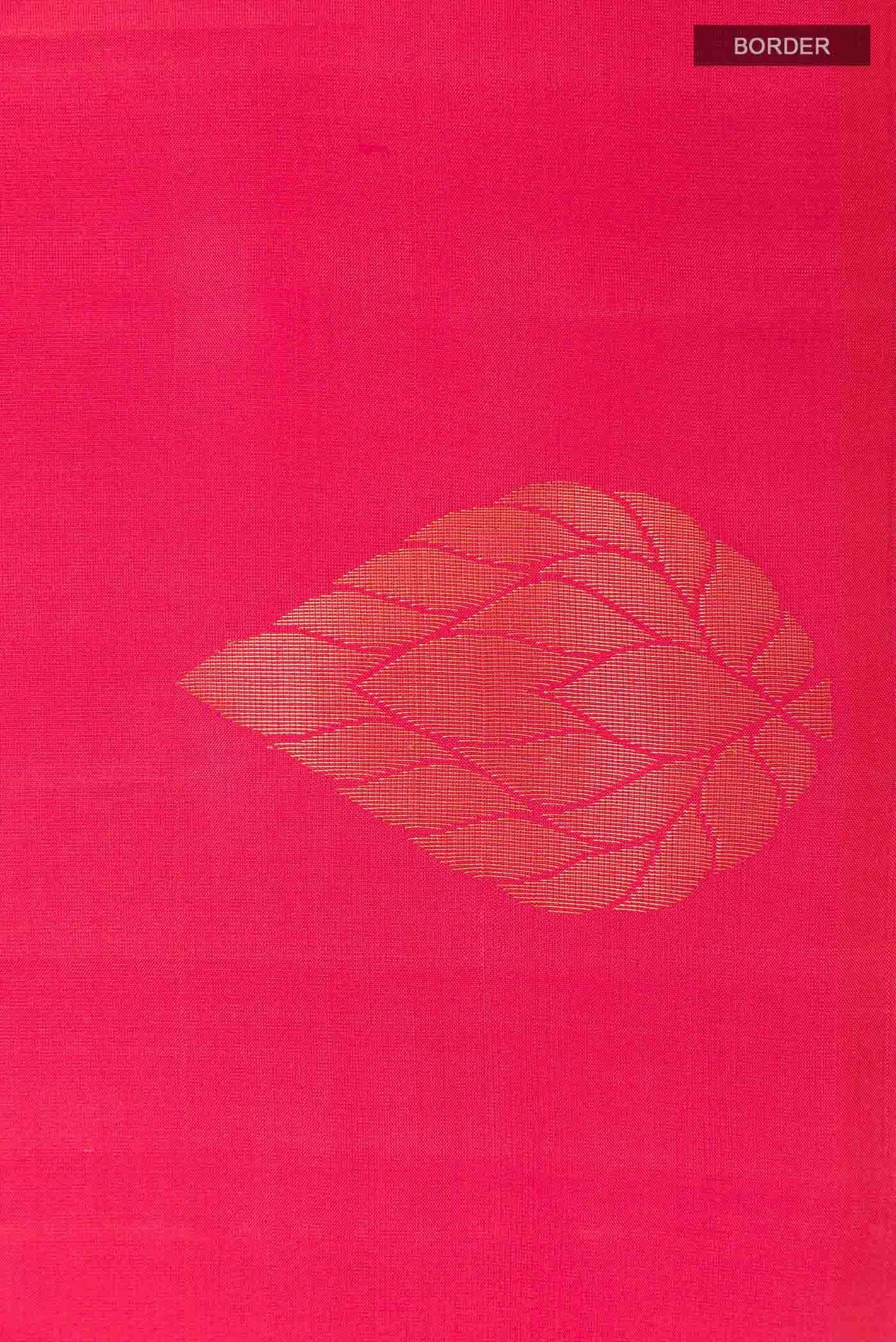 Dark Pink Kanchipuram Silk Saree