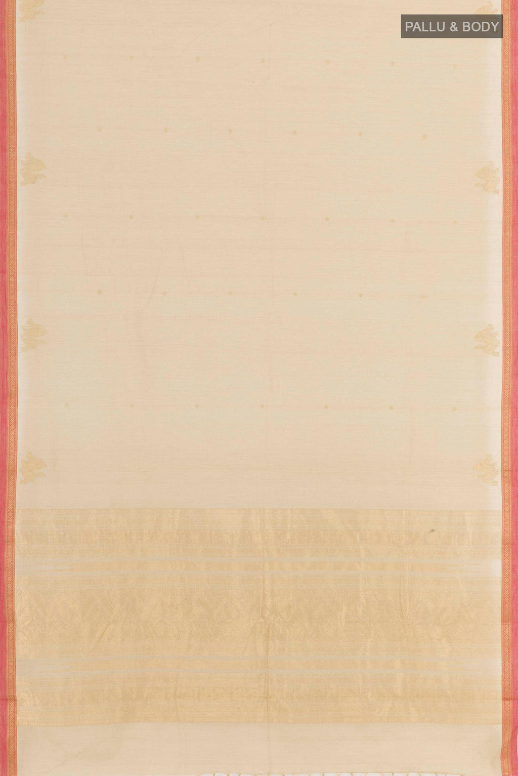 Beige Kanchi Cotton Saree