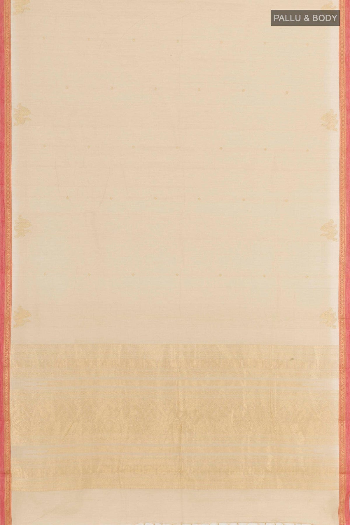 Beige Kanchi Cotton Saree