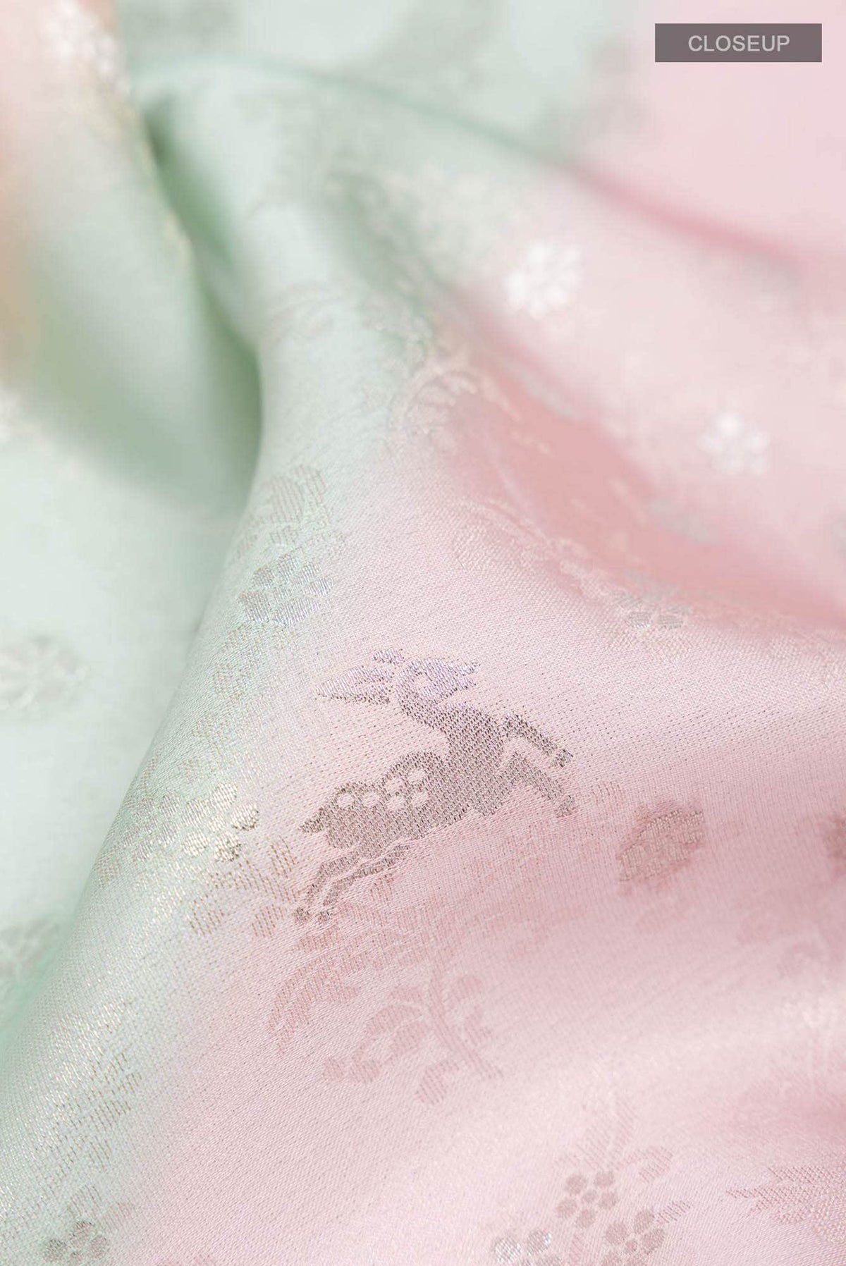 Multi Satin Silk Saree