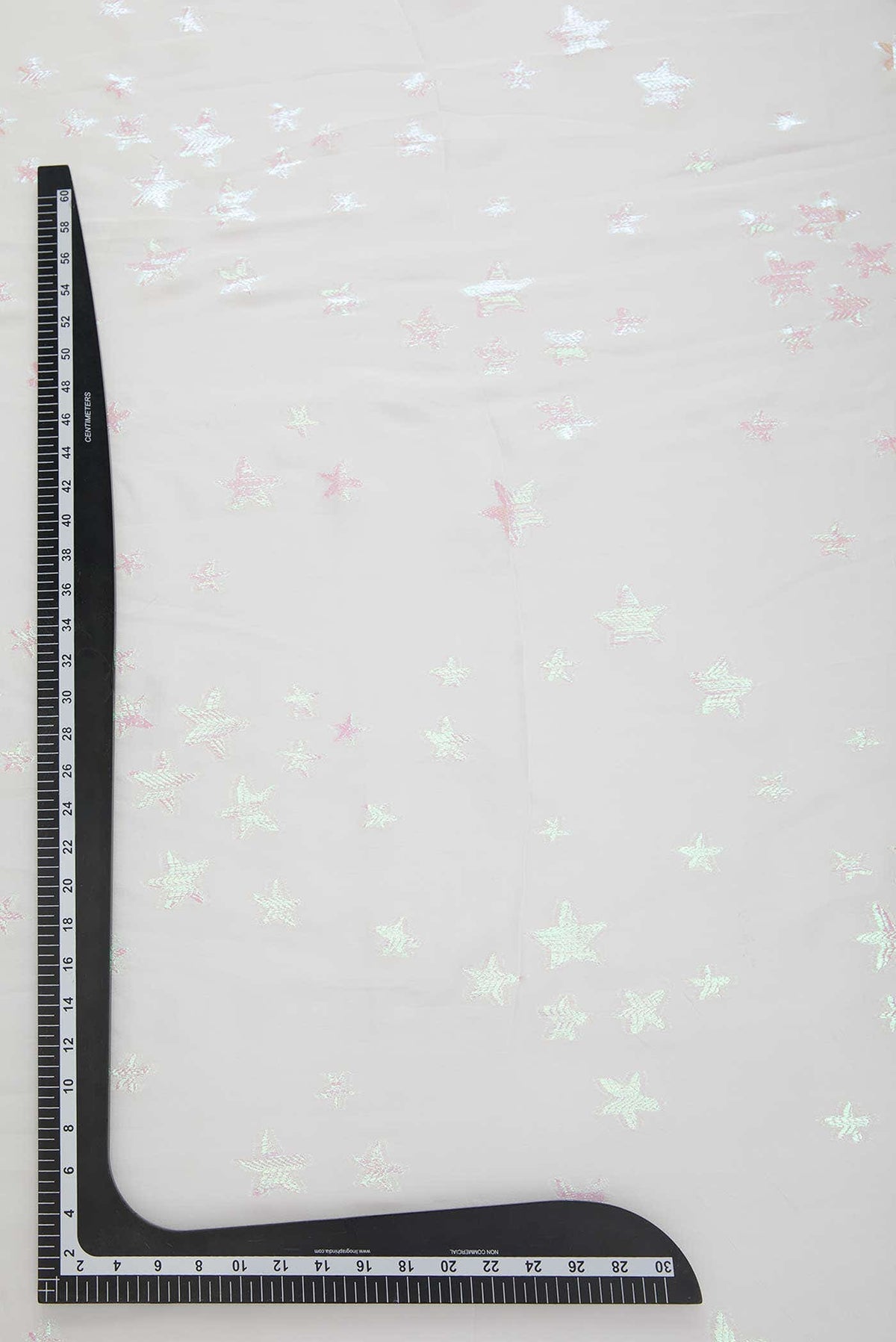 White Chiffon Dress Material
