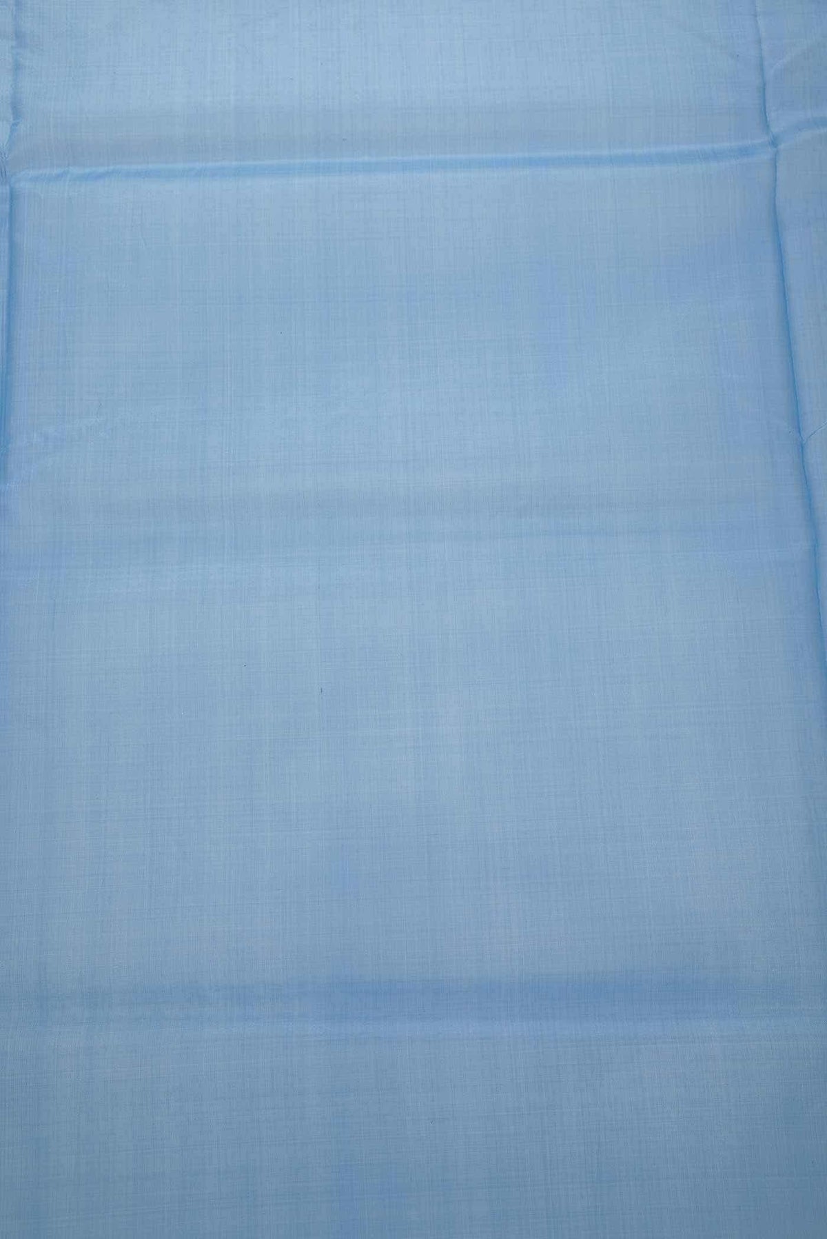 Blue Organza Silk Dress Material