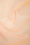 Peach Organza Silk Dress Material