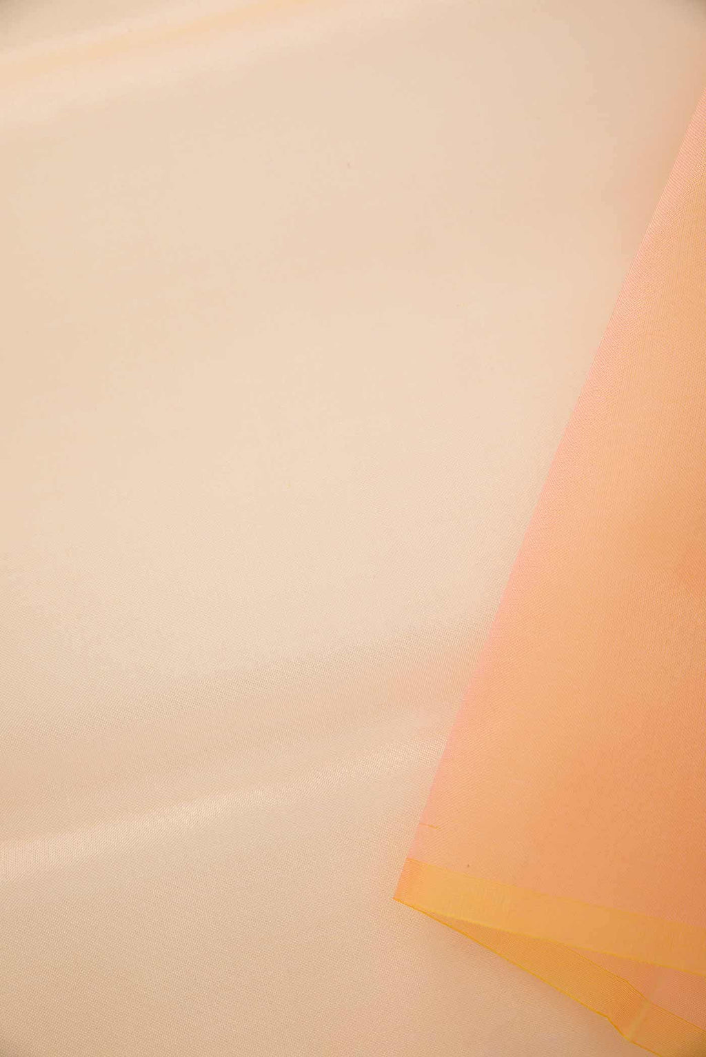 Peach Organza Silk Dress Material