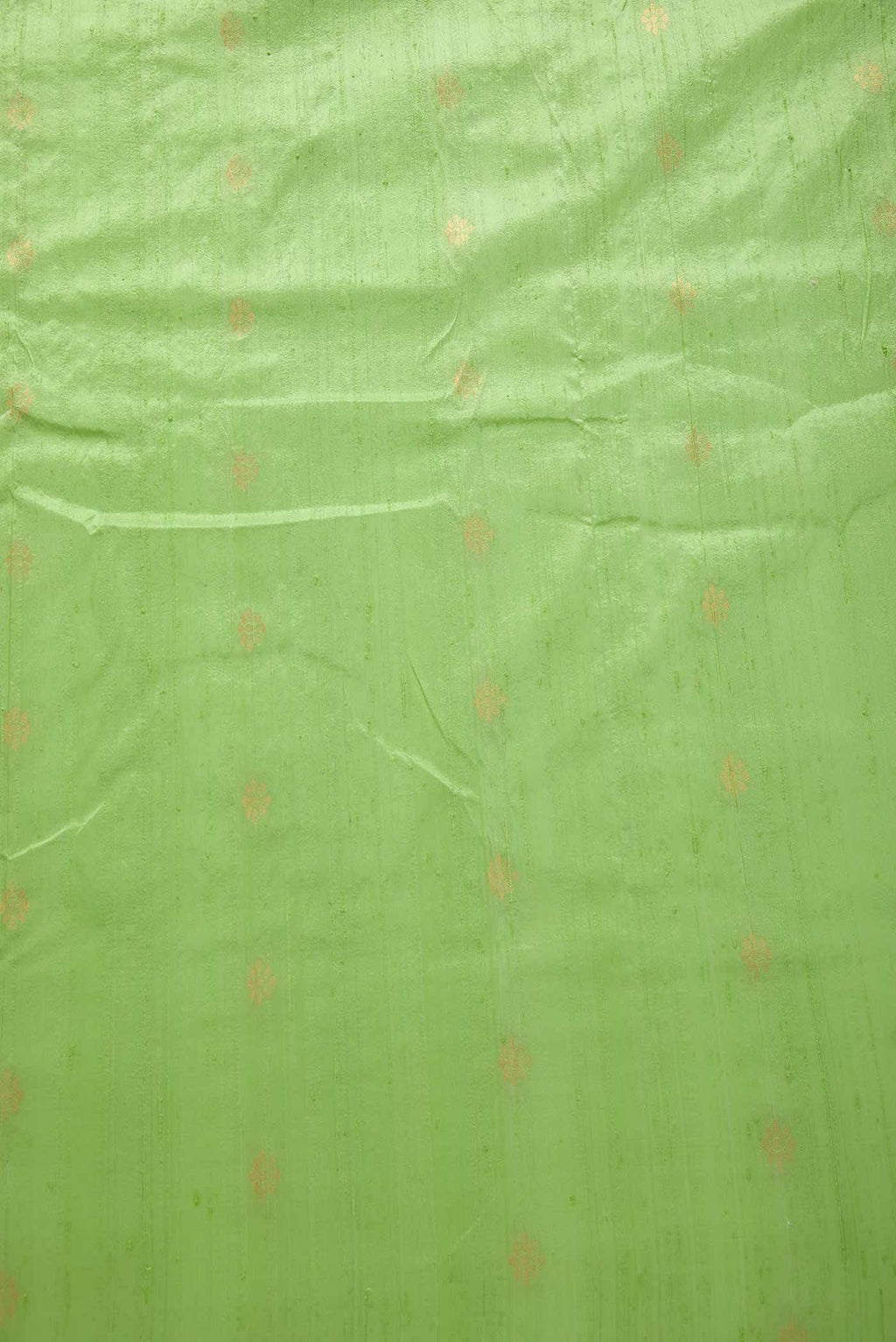 Pista Green Raw Silk Dress Material