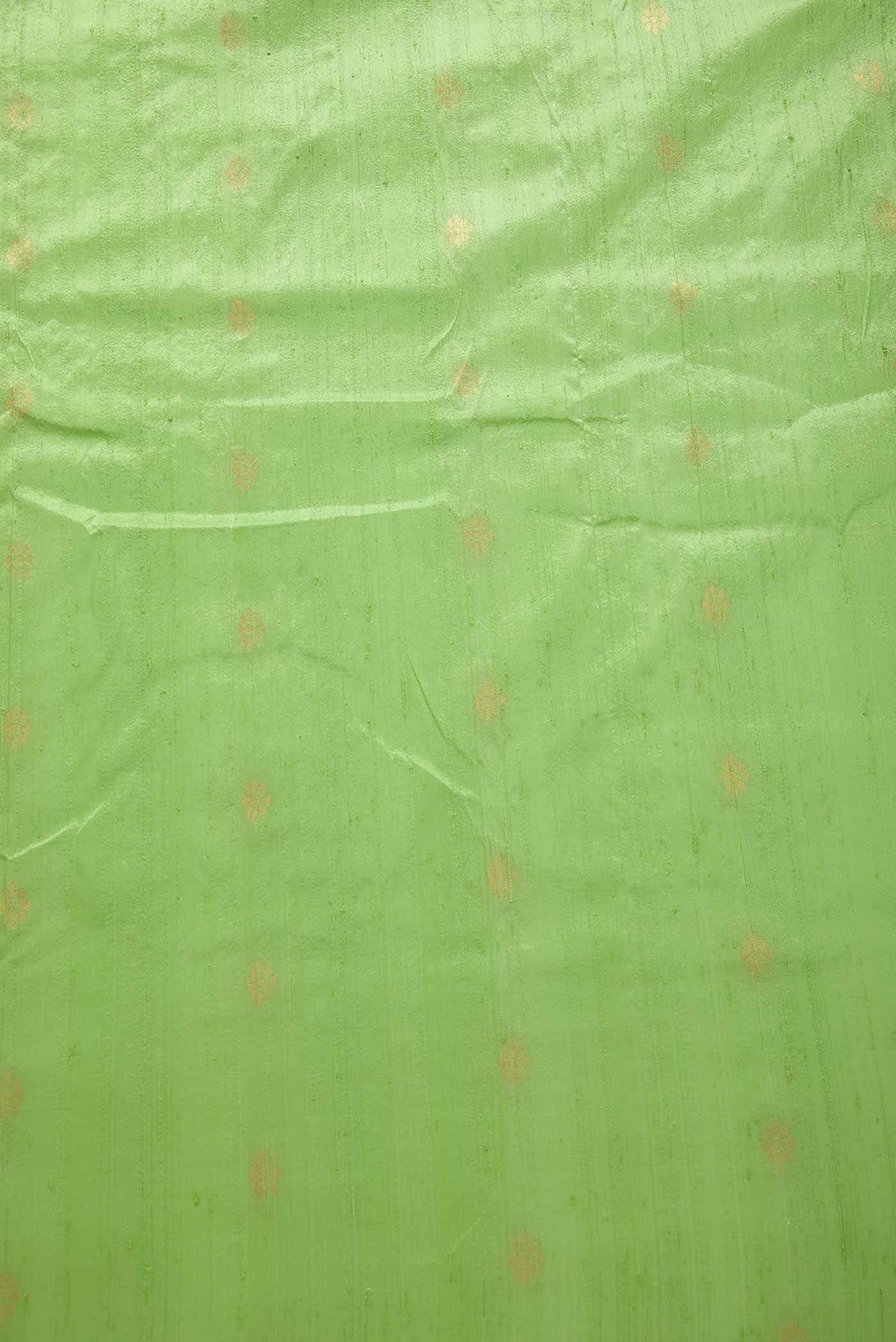 Pista Green Raw Silk Dress Material