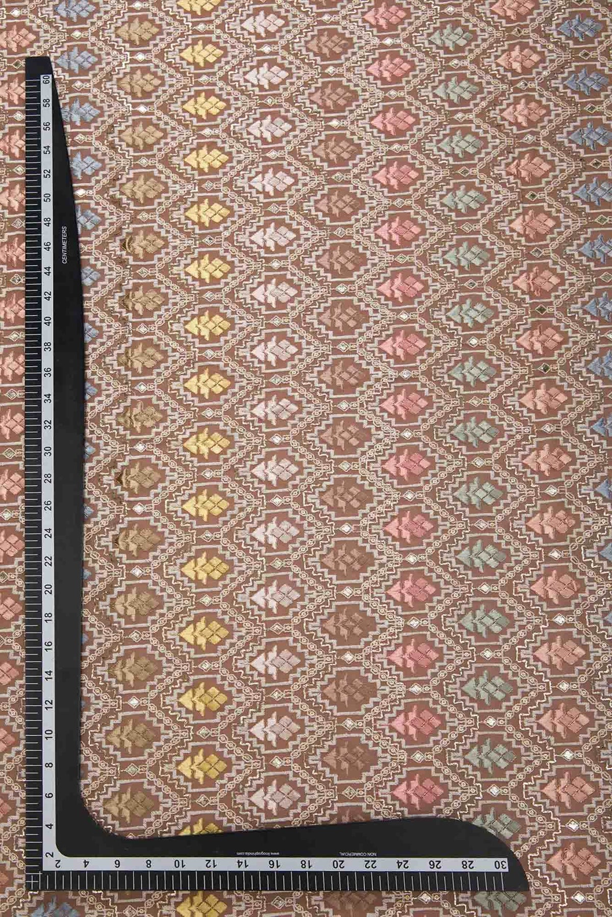 Brown Georgette Dress Material