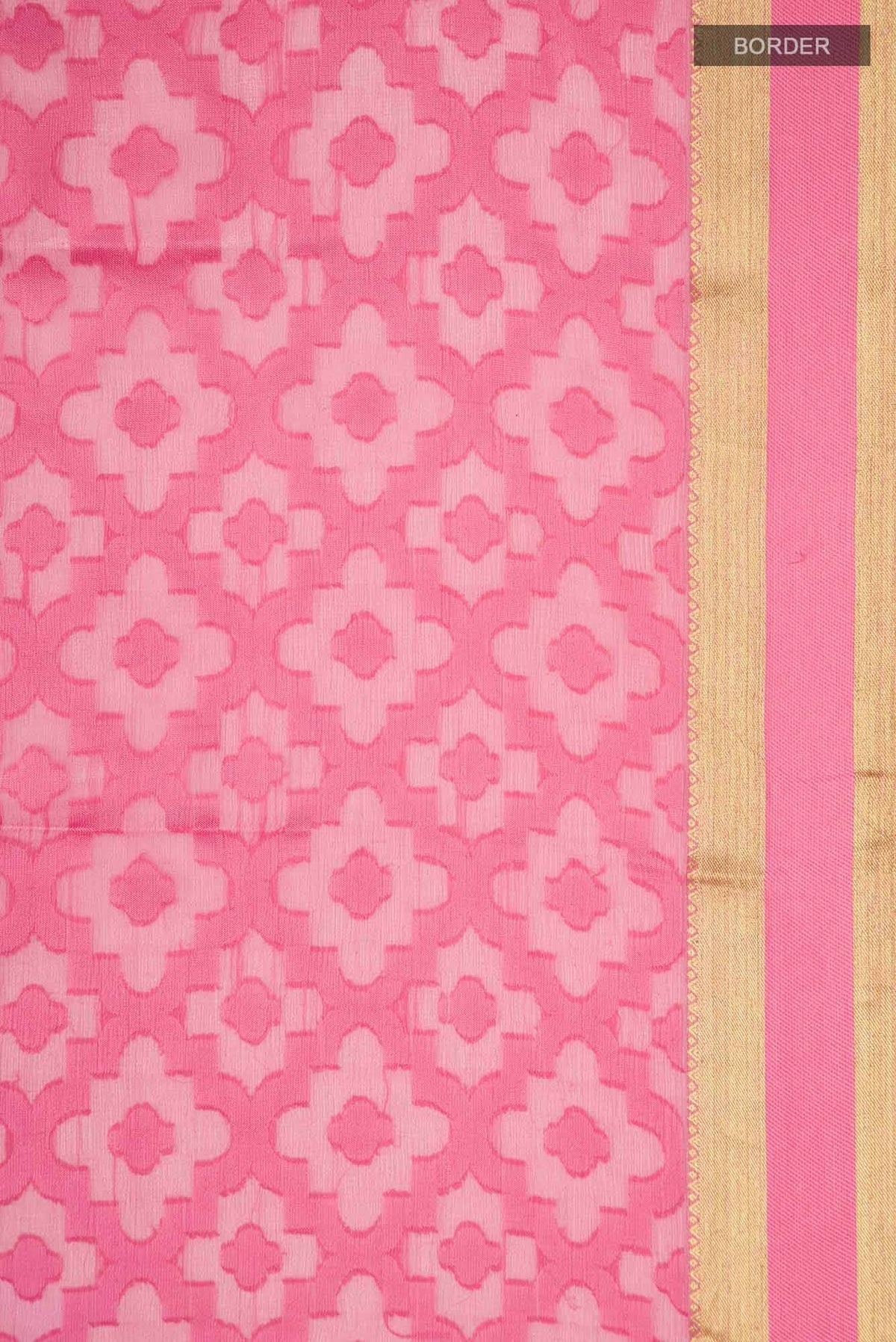 Pink Mysore Chiffon Saree