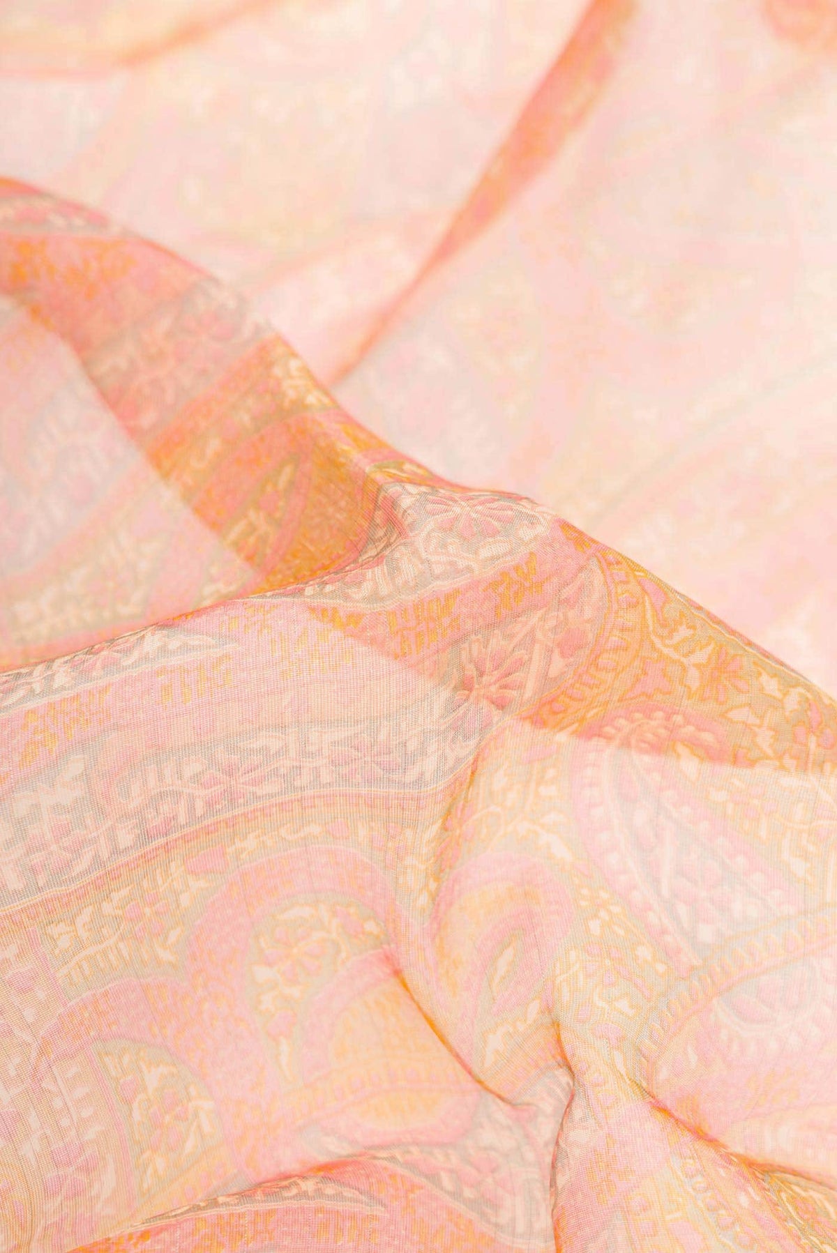 Sandal Organza Silk Saree