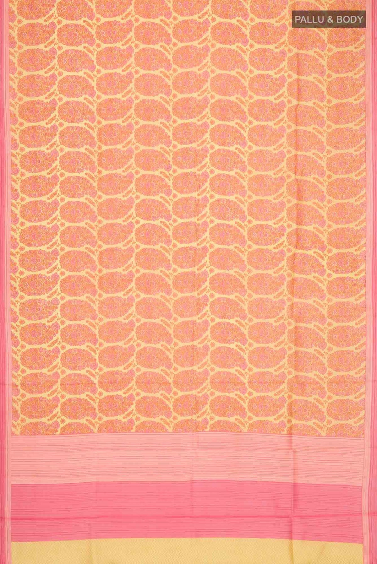 Sandal Printed Silk Saree