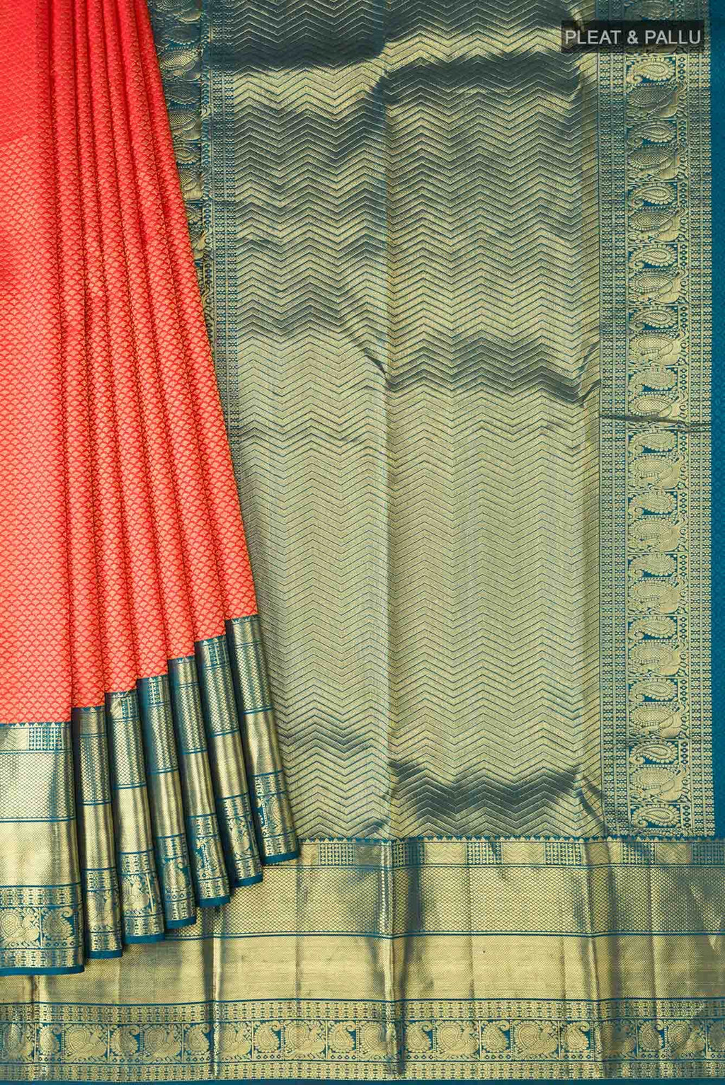 Red Kanchipuram Silk Saree