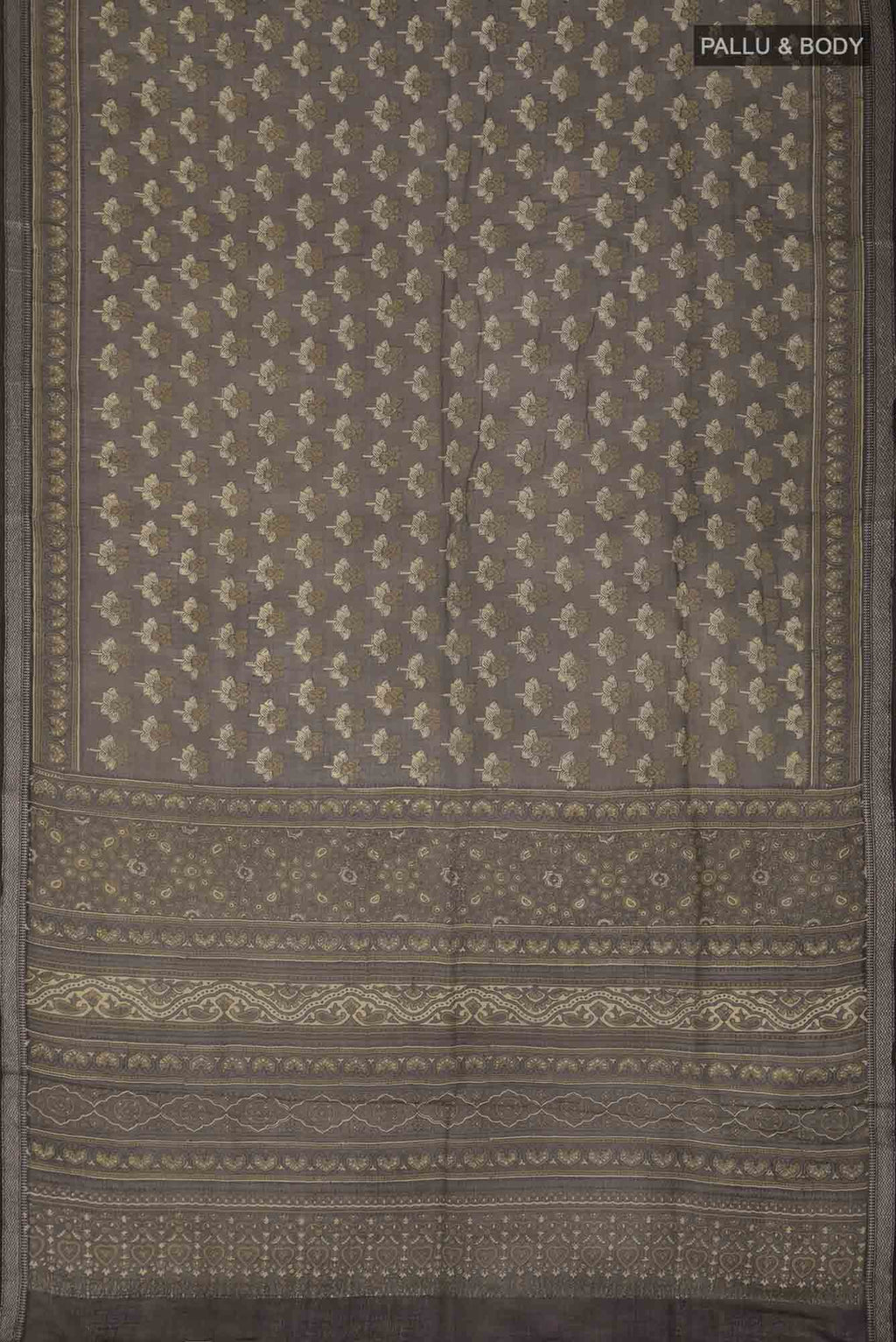 Green Maheshwari Silk Cotton Saree