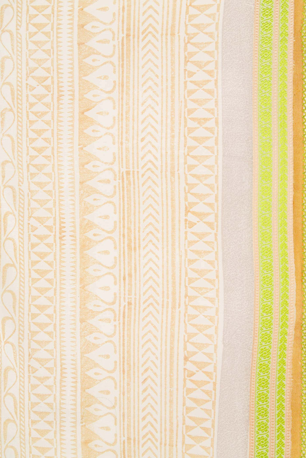 Off White Chanderi Silk Cotton Saree