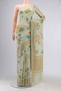 Light Green Silk Cotton Saree