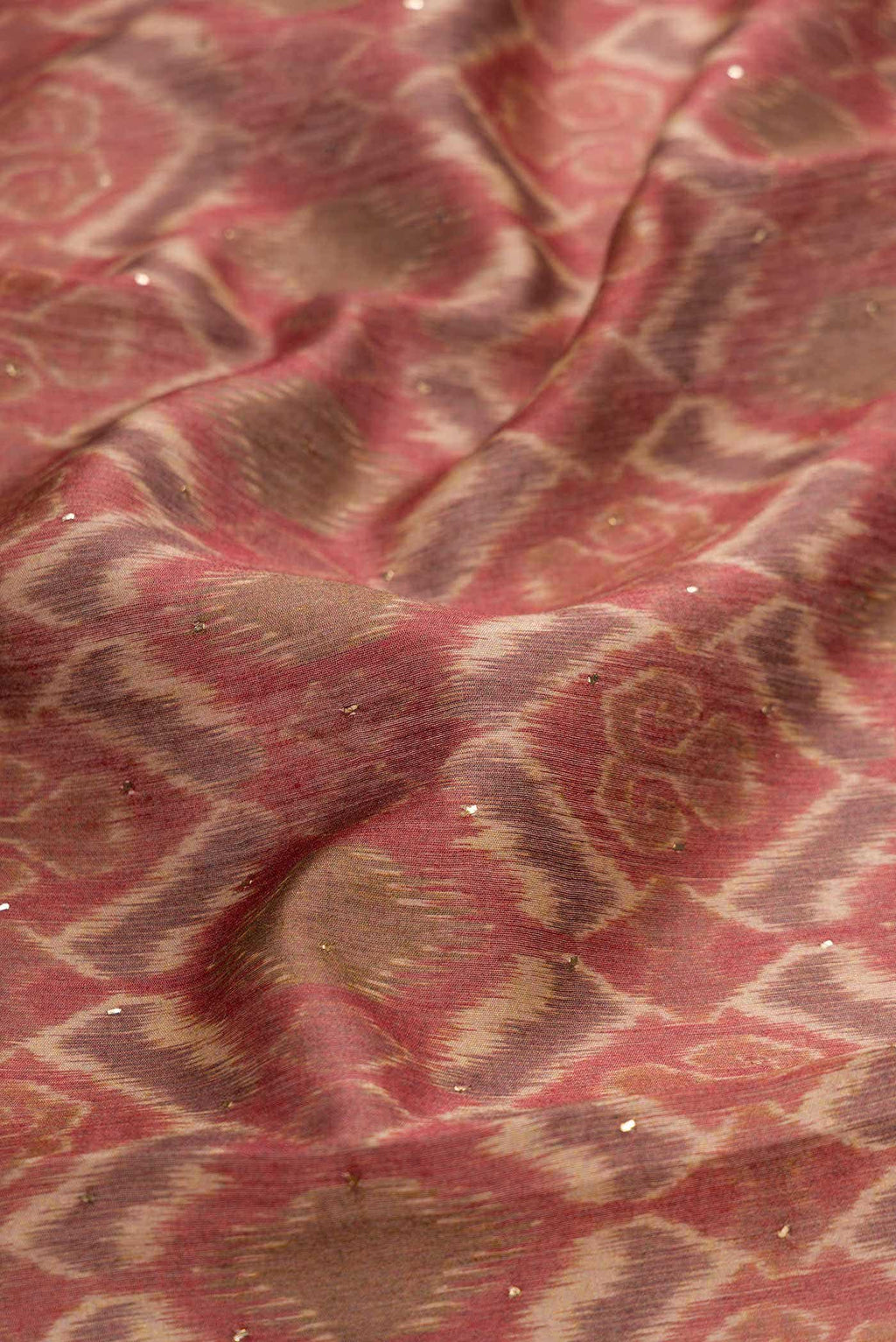 Brown Tussar Silk Saree