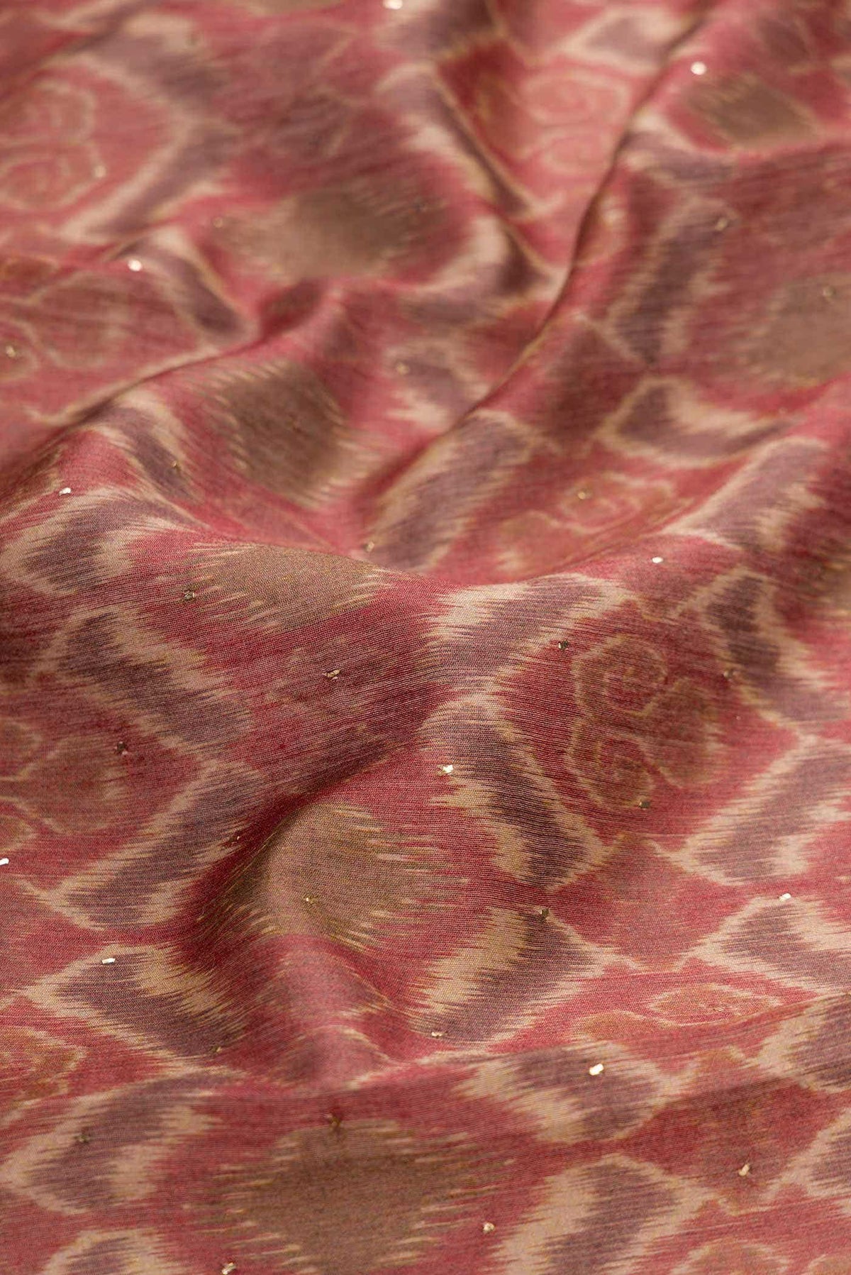 Brown Tussar Silk Saree