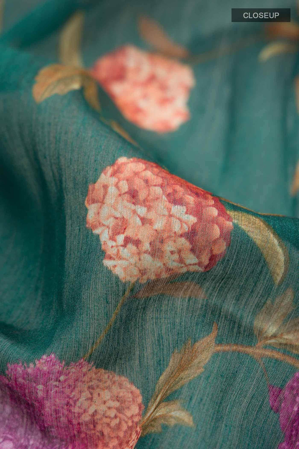 Green Tussar Silk Saree