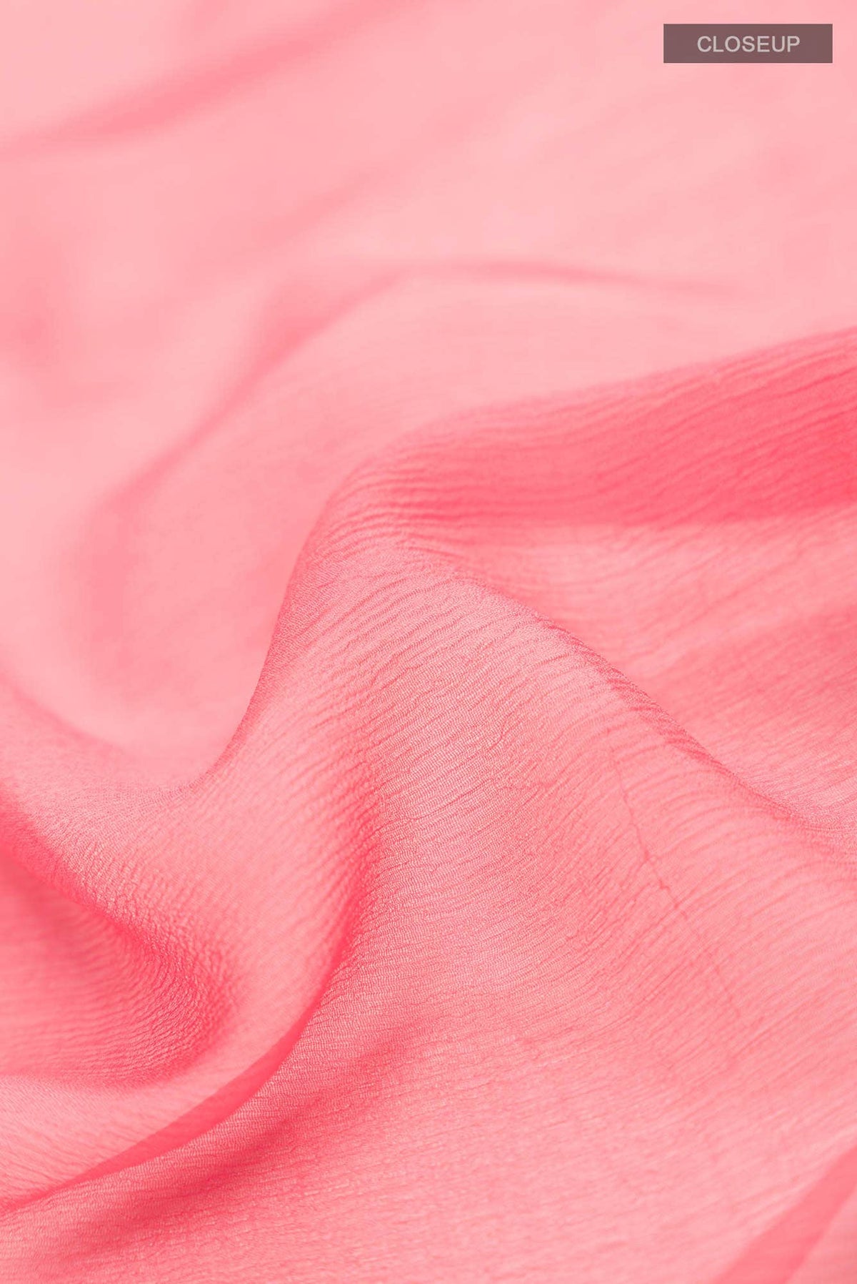 Coral Mysore Chiffon Saree