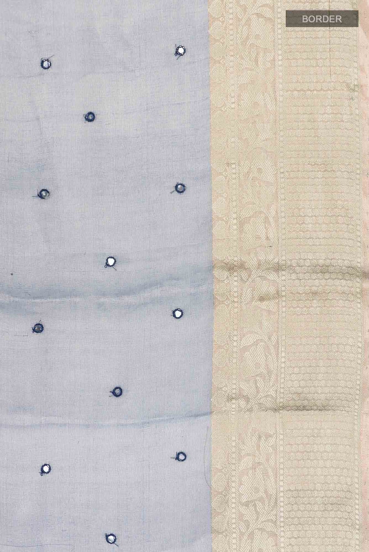 Blue Tissue Silk Saree