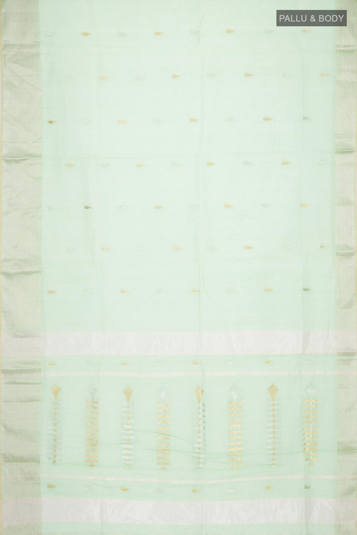 Mint Green Kota Silk Saree