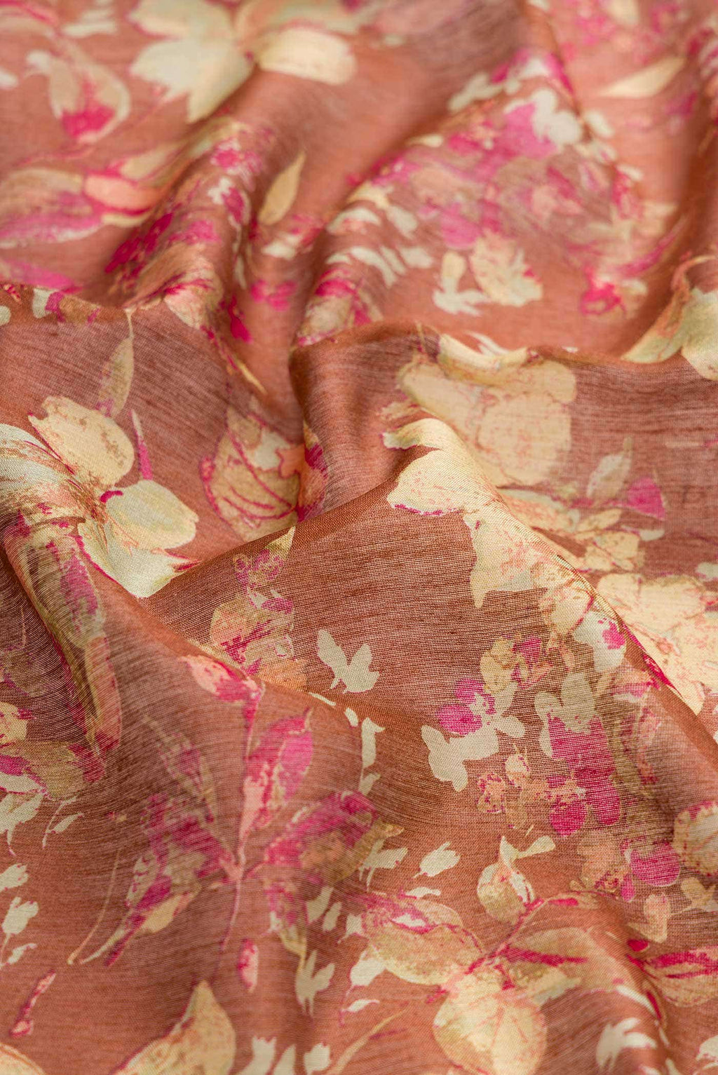 Bronze Tussar Silk Saree