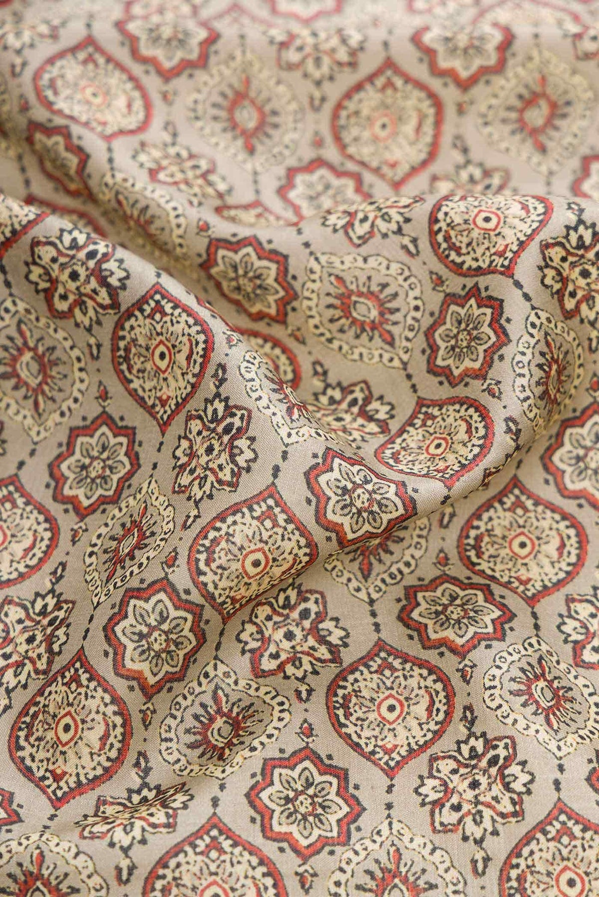 Grey Tussar Silk Saree