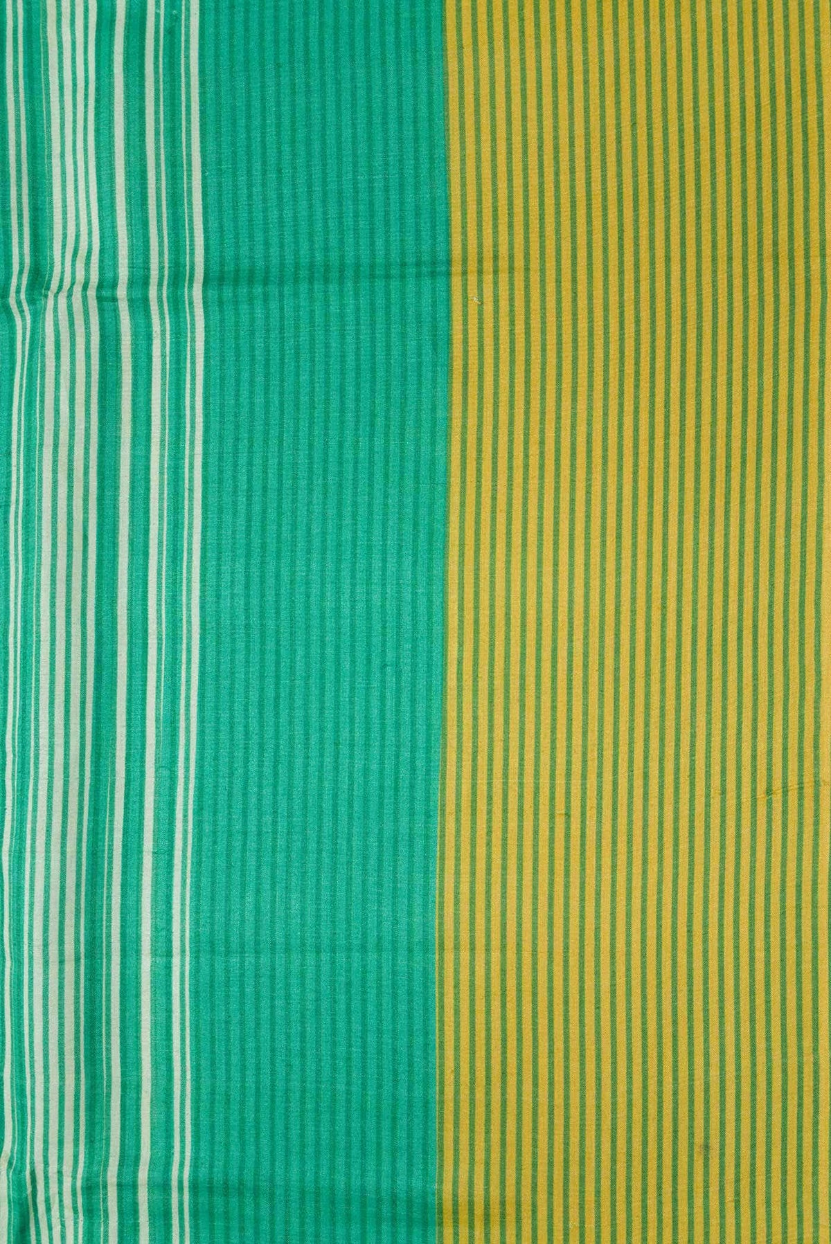 Green Tussar Silk Saree