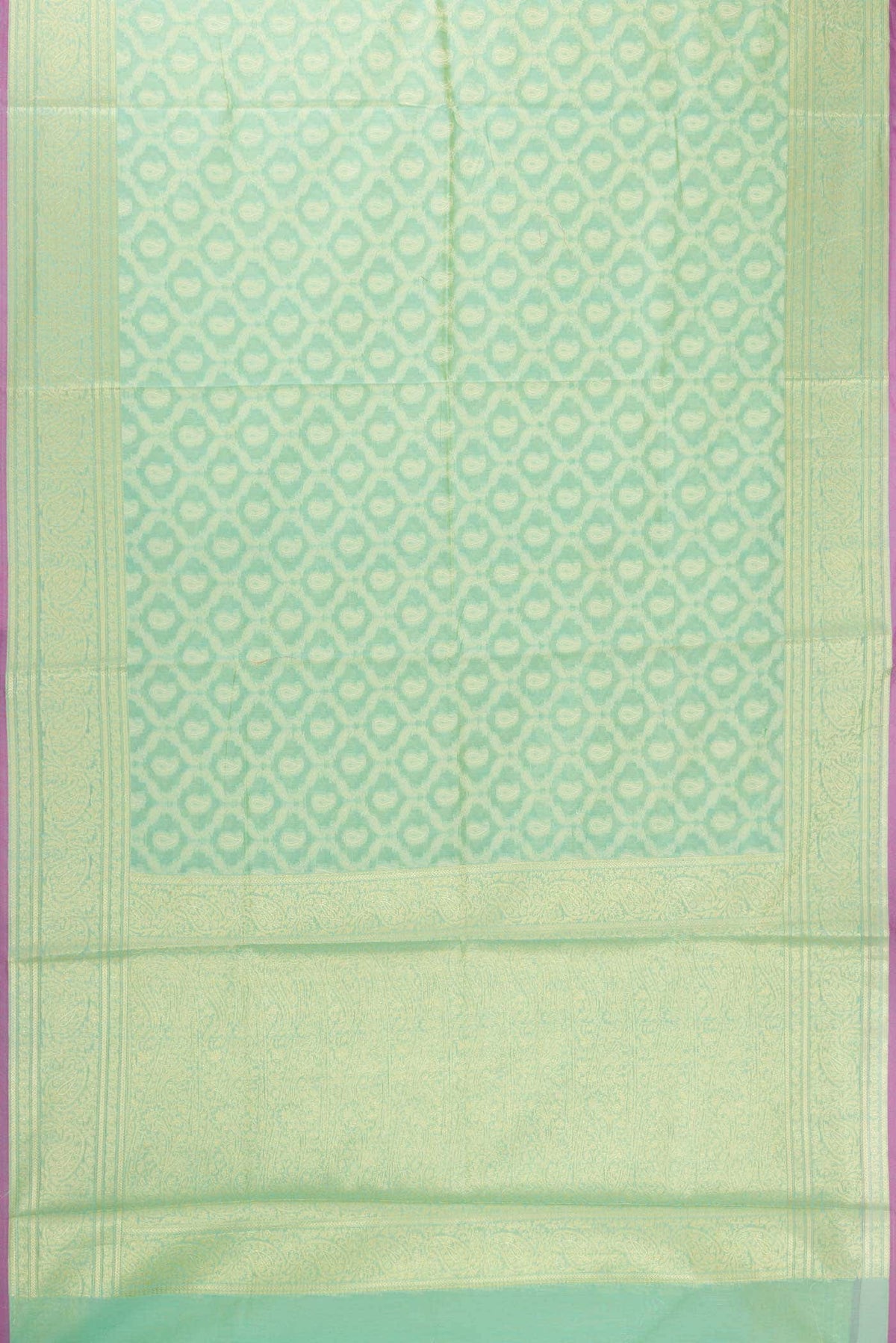 Light Green Chanderi Silk Saree