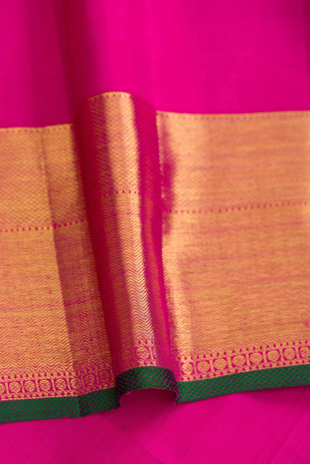 Pink Dual Tone Kanjivaram Silk Saree